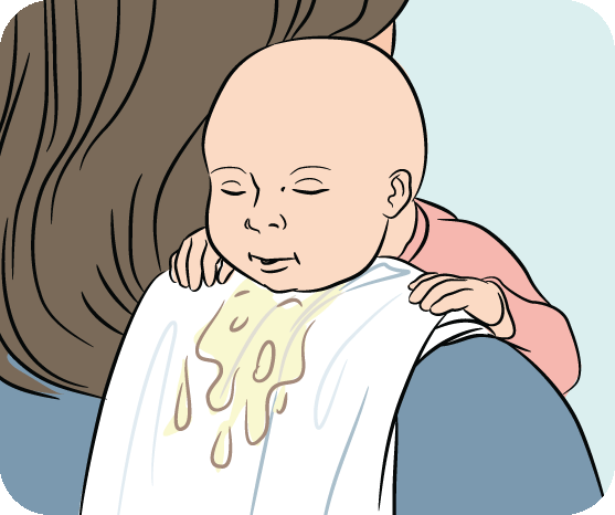 Burping a baby information