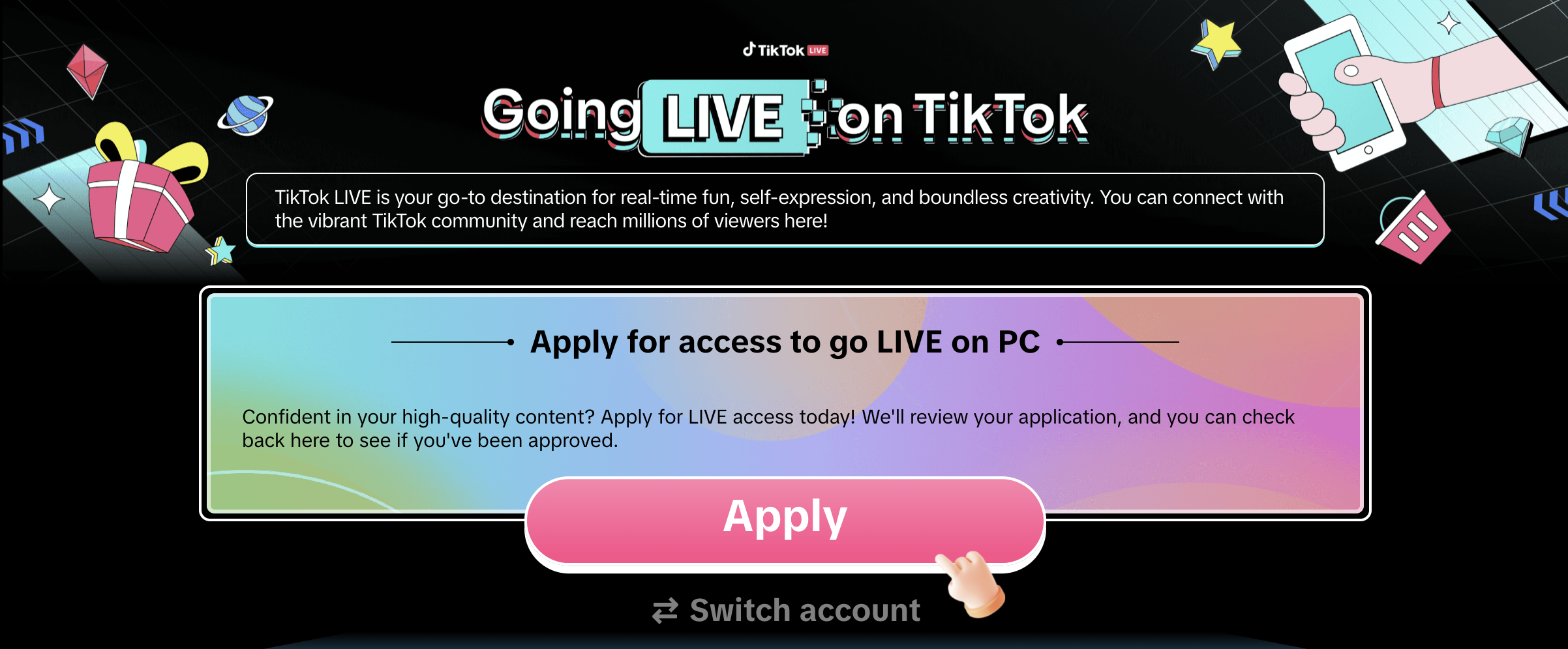 Getting Live Access on TikTok