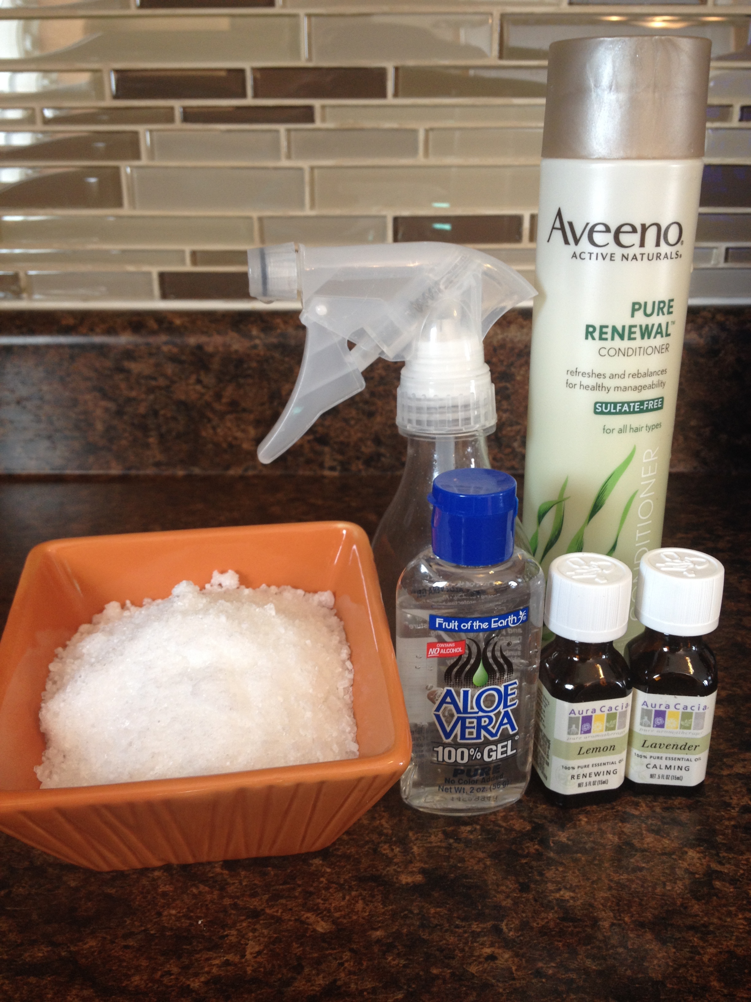 How to make sea salt spray