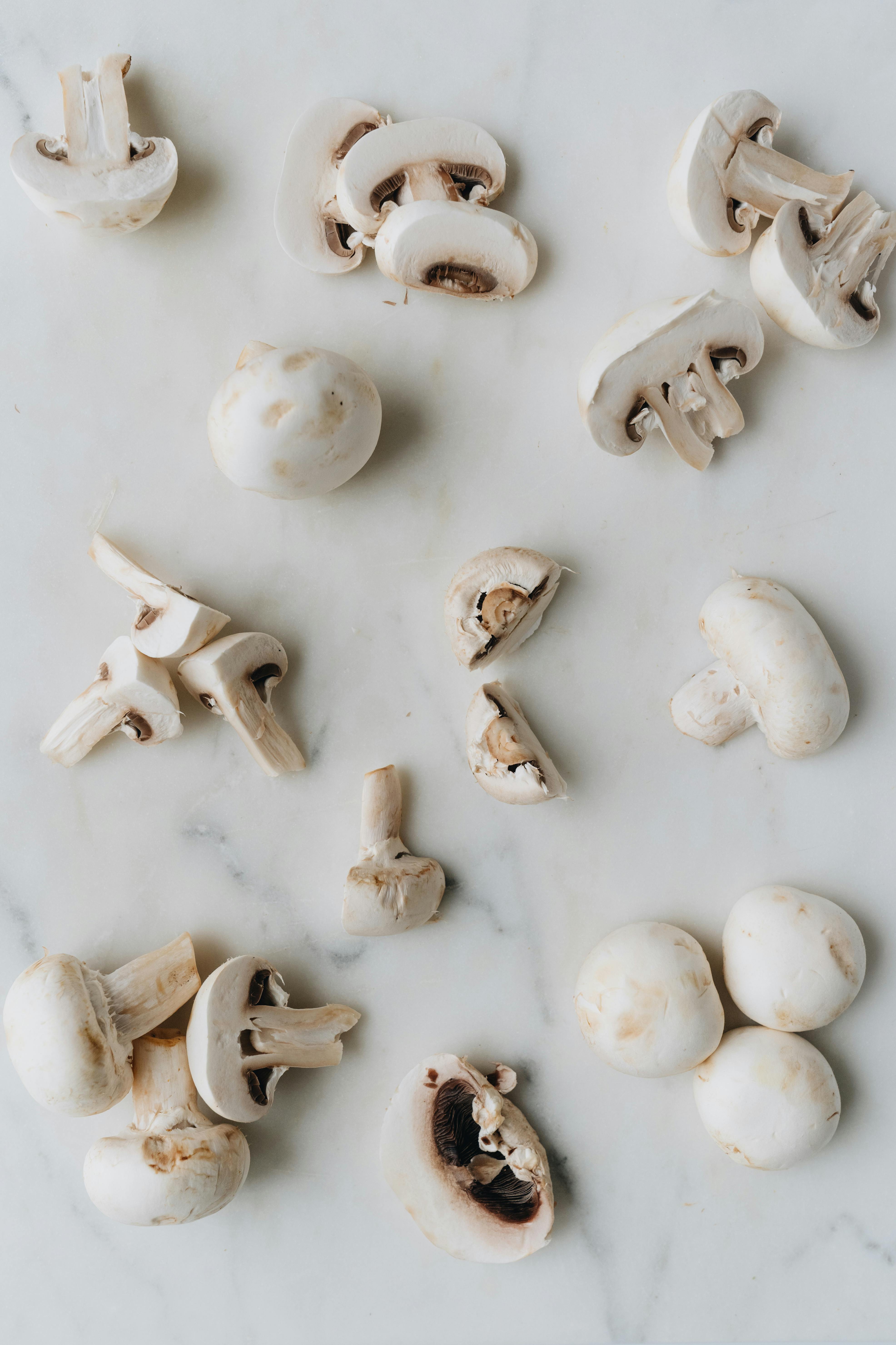 Cleaning Mushrooms with a Damp Cloth